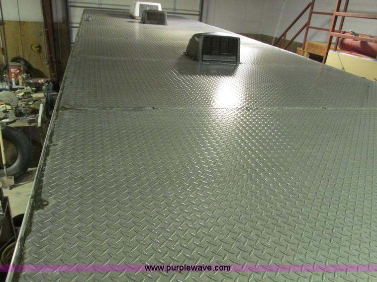 image for item F4402 2002 H&H 28' cargo trailer with living quarters