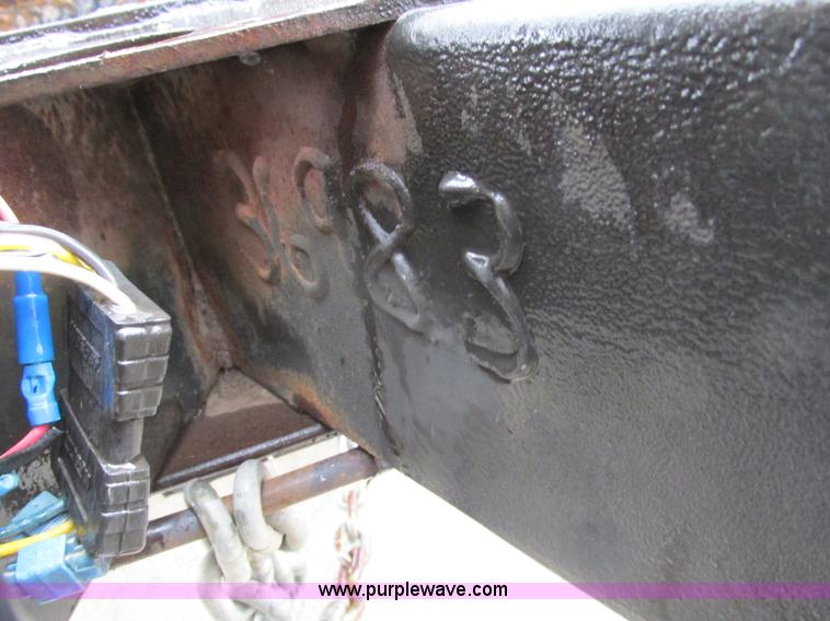 image for item F4402 2002 H&H 28' cargo trailer with living quarters