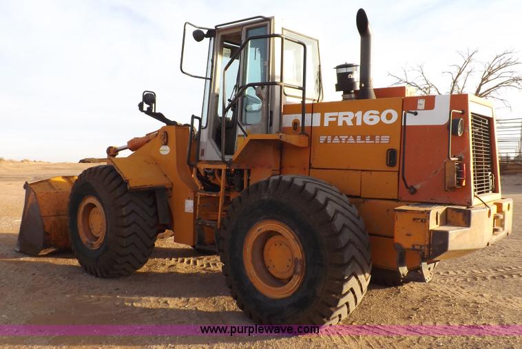 image for item F6401 1993 Fiat-Allis FR160 wheel loader