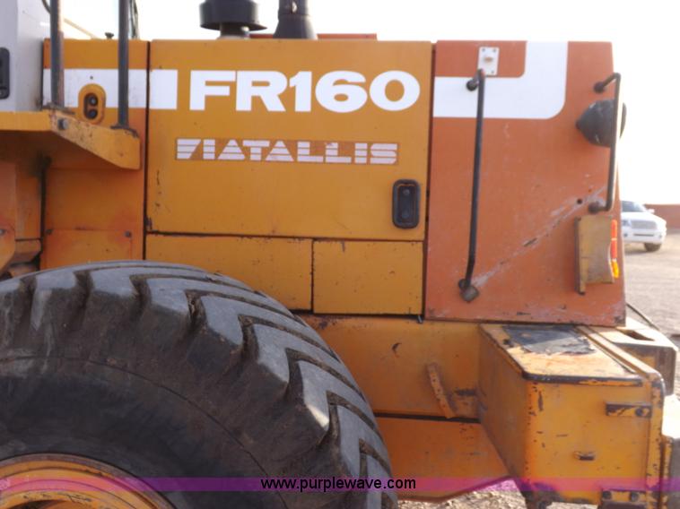 image for item F6401 1993 Fiat-Allis FR160 wheel loader