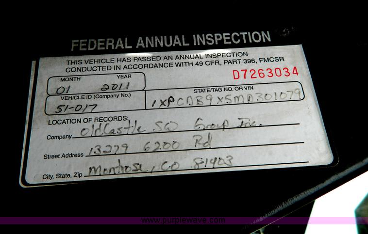 image for item G7614 1991 Peterbilt 377 dump truck