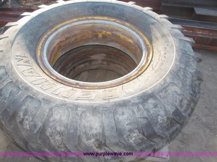 image for item K9684 (6) 13.00-24 10-ply tires on steel wheels