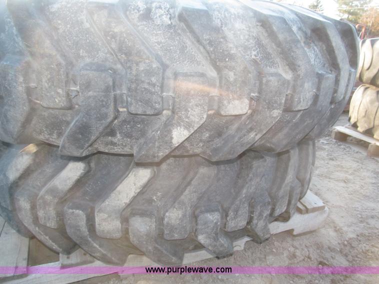 image for item K9684 (6) 13.00-24 10-ply tires on steel wheels