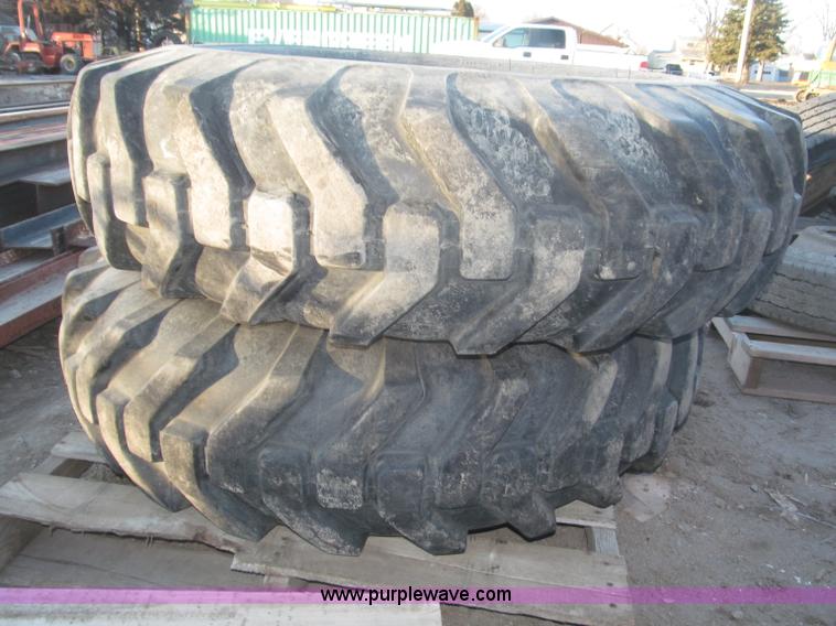 image for item K9684 (6) 13.00-24 10-ply tires on steel wheels
