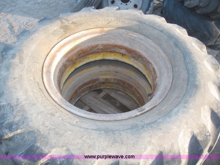 image for item K9684 (6) 13.00-24 10-ply tires on steel wheels