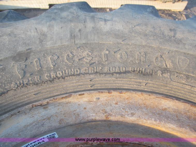 image for item K9684 (6) 13.00-24 10-ply tires on steel wheels