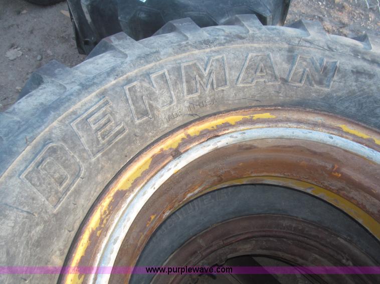 image for item K9684 (6) 13.00-24 10-ply tires on steel wheels