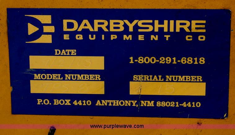 image for item V9513 2005 Darbyshire TPS-8 8' box blade