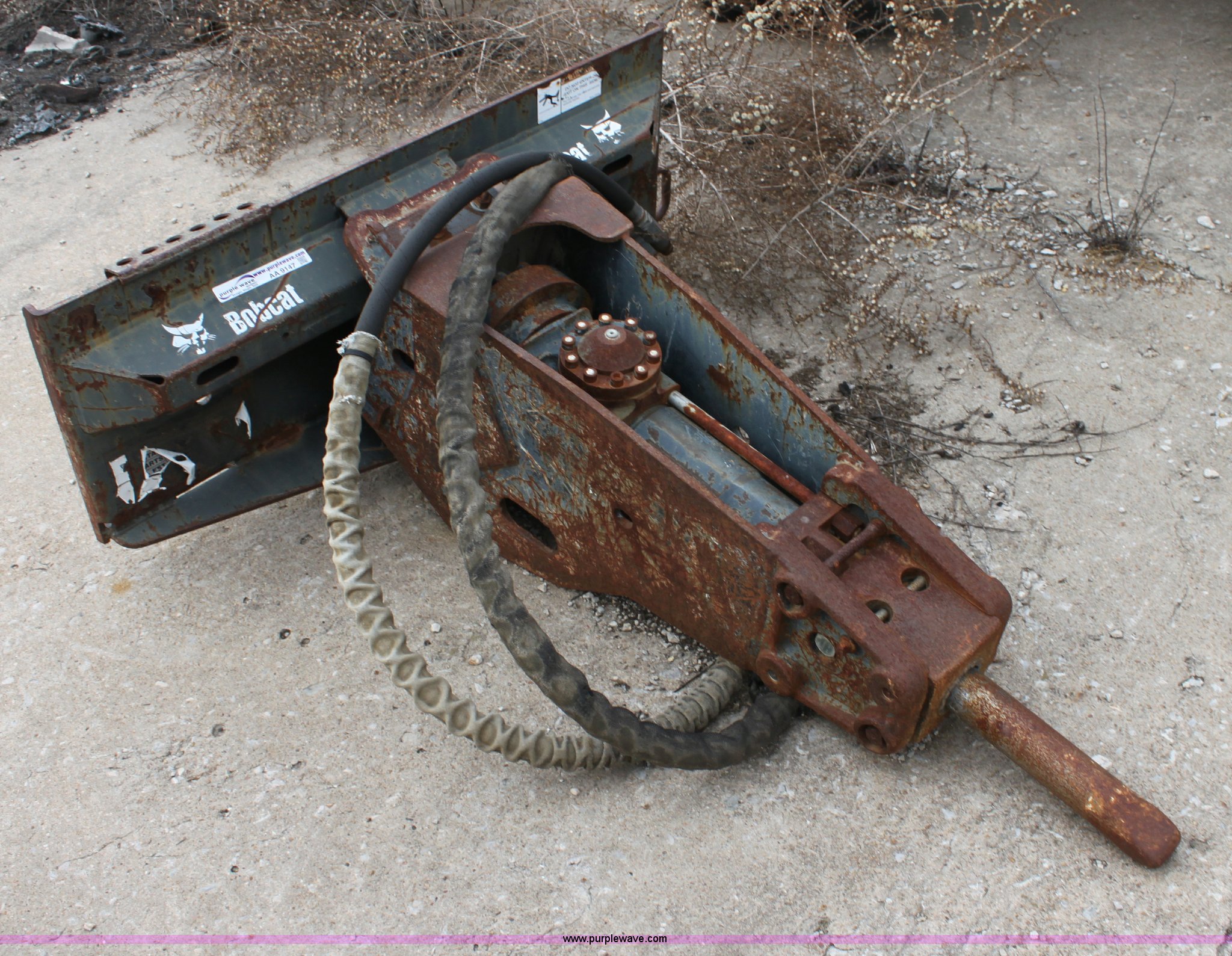 Bobcat concrete breaker skid steer attachment in Emporia, KS Item