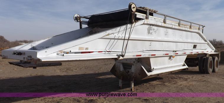 image for item F6400 1998 Load King belly dump trailer