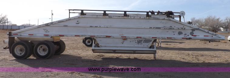 image for item F6400 1998 Load King belly dump trailer