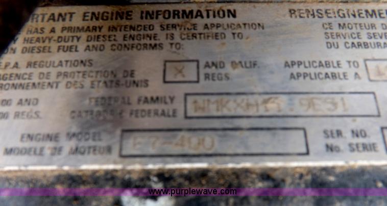 image for item F6409 1999 Mack CH613 vacuum truck