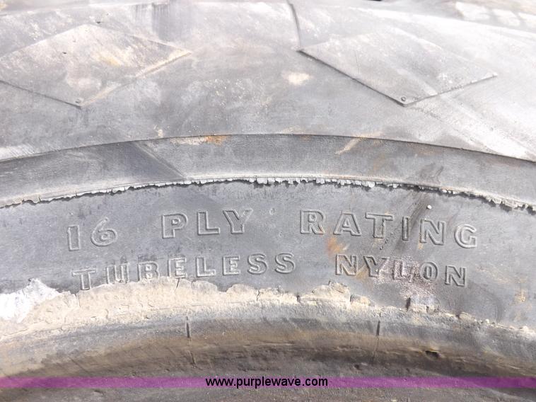 image for item F6412 (4) Goodyear loader tires
