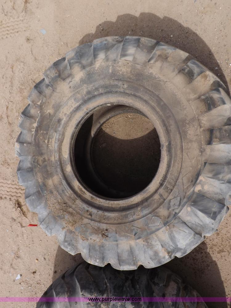 image for item F6412 (4) Goodyear loader tires