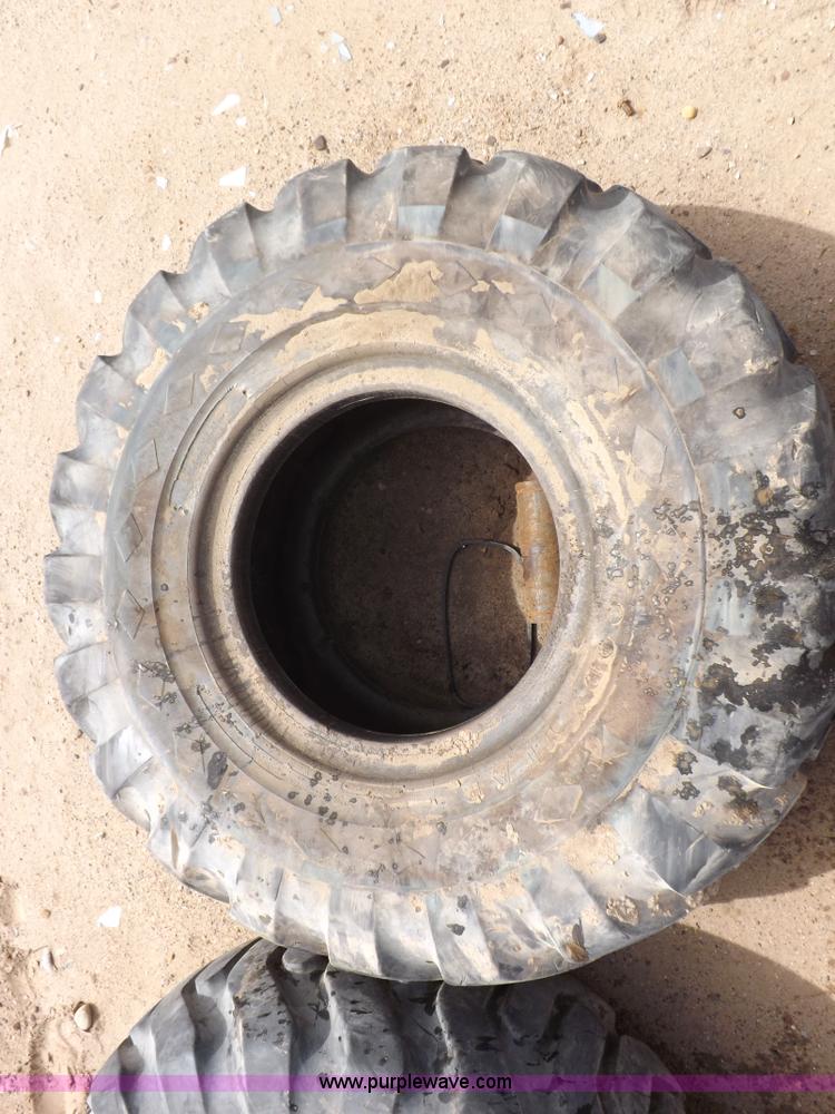 image for item F6412 (4) Goodyear loader tires