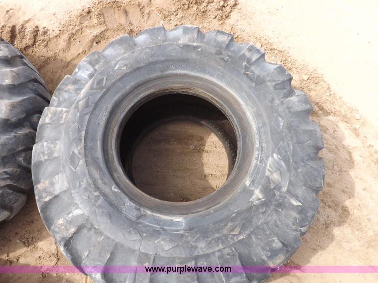 image for item F6412 (4) Goodyear loader tires