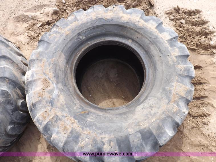 image for item F6412 (4) Goodyear loader tires