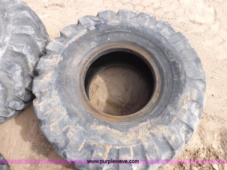 image for item F6412 (4) Goodyear loader tires