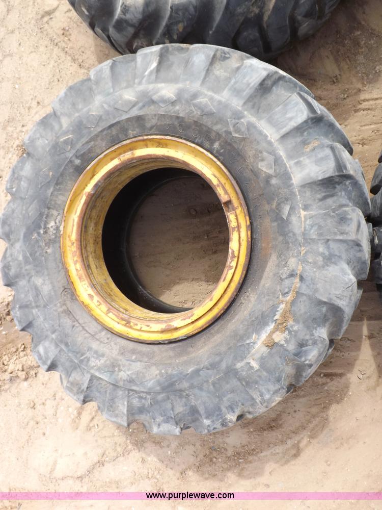 image for item F6412 (4) Goodyear loader tires