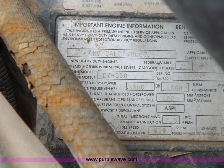 image for item F6419 1992 Mack CH613 dump truck