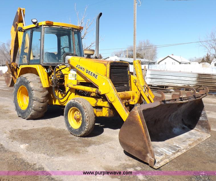 image for item F6436 1984 John Deere 510B Turbo backhoe