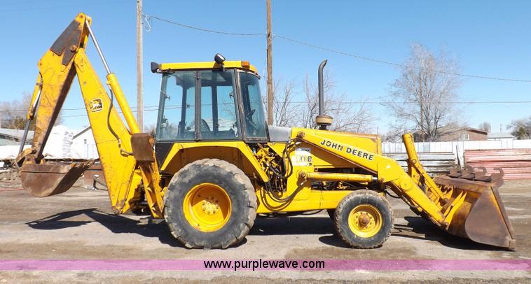 image for item F6436 1984 John Deere 510B Turbo backhoe