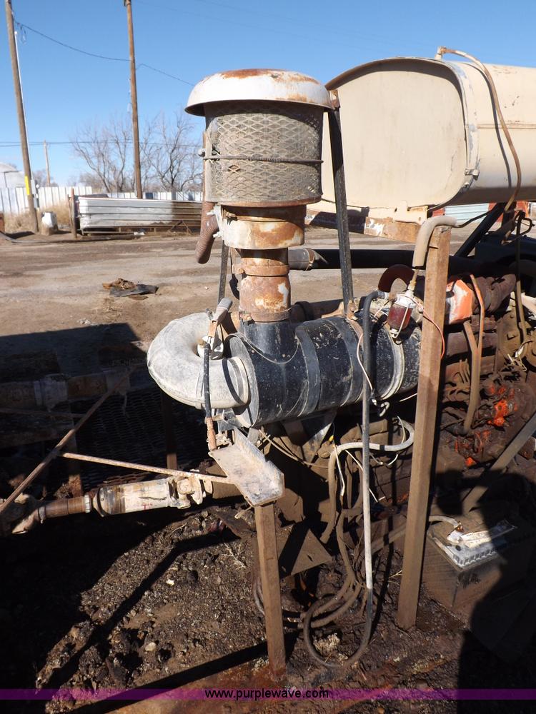 image for item F6439 Drilling mod/cement mixing pump with tank