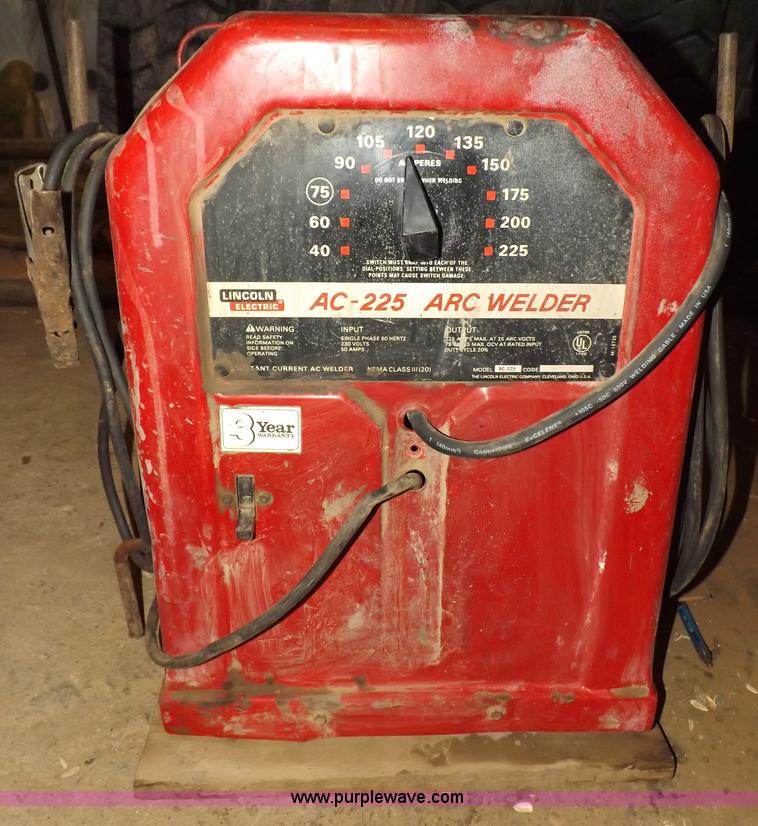 image for item J9169 Lincoln AC225 arc welder