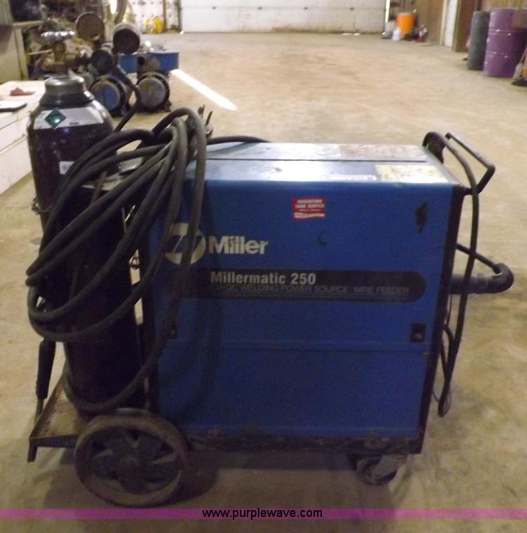 image for item J9170 Millermatic 250 wire feed welder