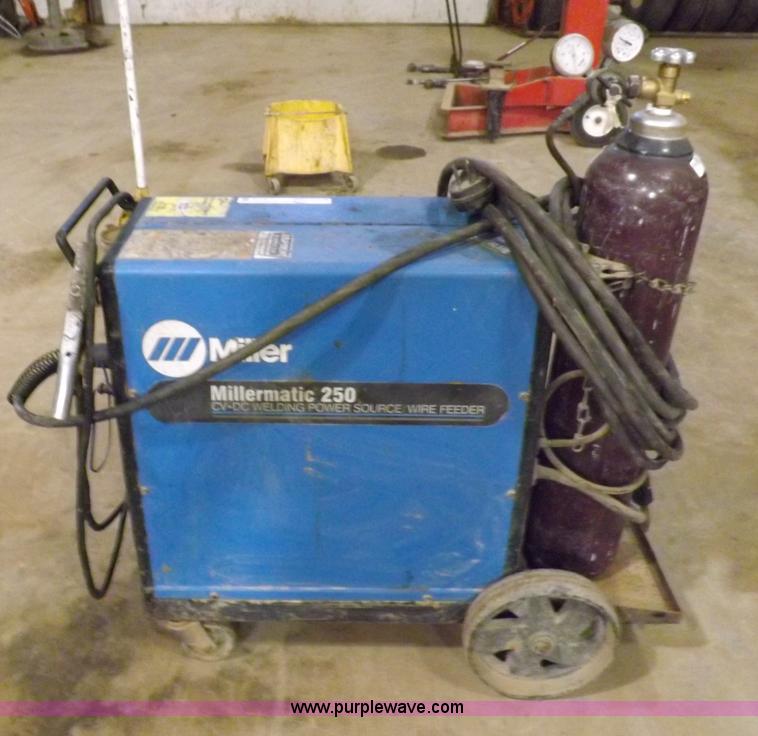 image for item J9170 Millermatic 250 wire feed welder