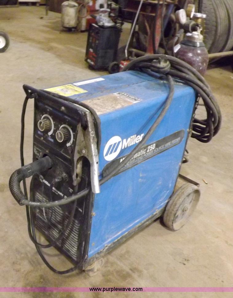 image for item J9170 Millermatic 250 wire feed welder