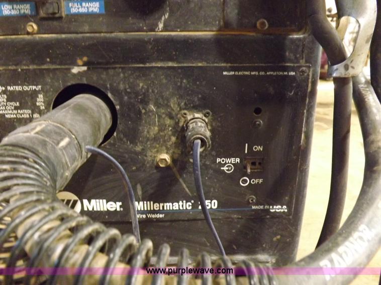 image for item J9170 Millermatic 250 wire feed welder