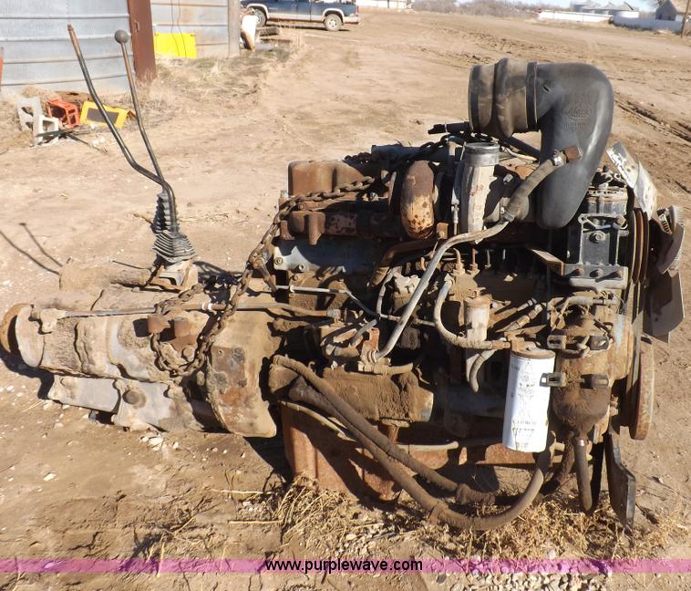 image for item J9196 Mack six cylinder diesel engine