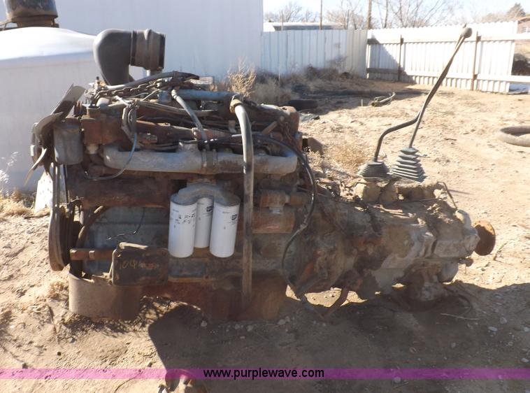 image for item J9196 Mack six cylinder diesel engine