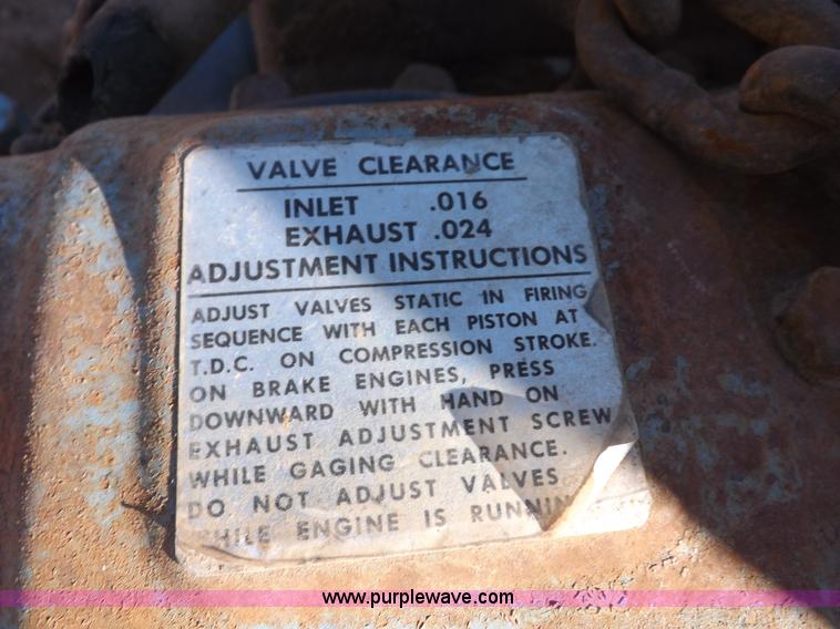 image for item J9196 Mack six cylinder diesel engine