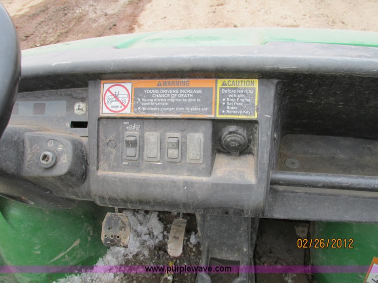 image for item AH9999 2008 John Deere XUV 620I utility vehicles