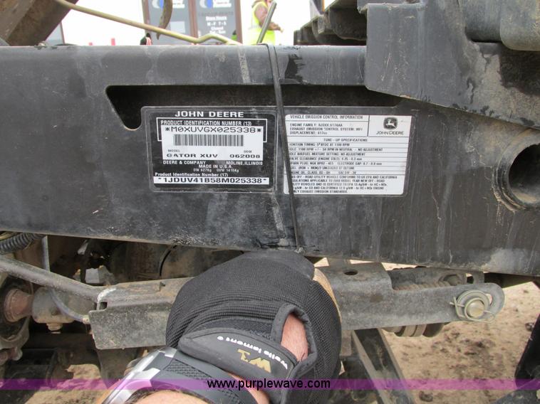 image for item AH9999 2008 John Deere XUV 620I utility vehicles