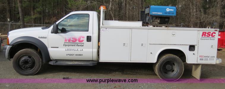 image for item B4647 2007 Ford F550 XL Super Duty service truck