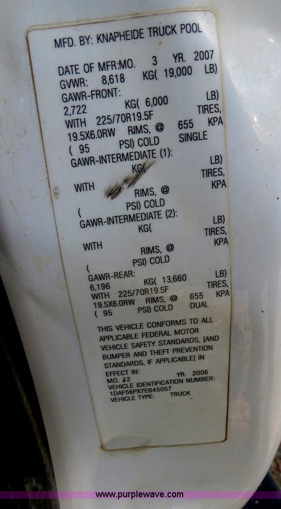 image for item B4647 2007 Ford F550 XL Super Duty service truck