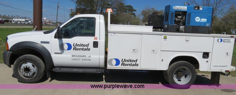 image for item B4648 2007 Ford F550 XL Super Duty service truck