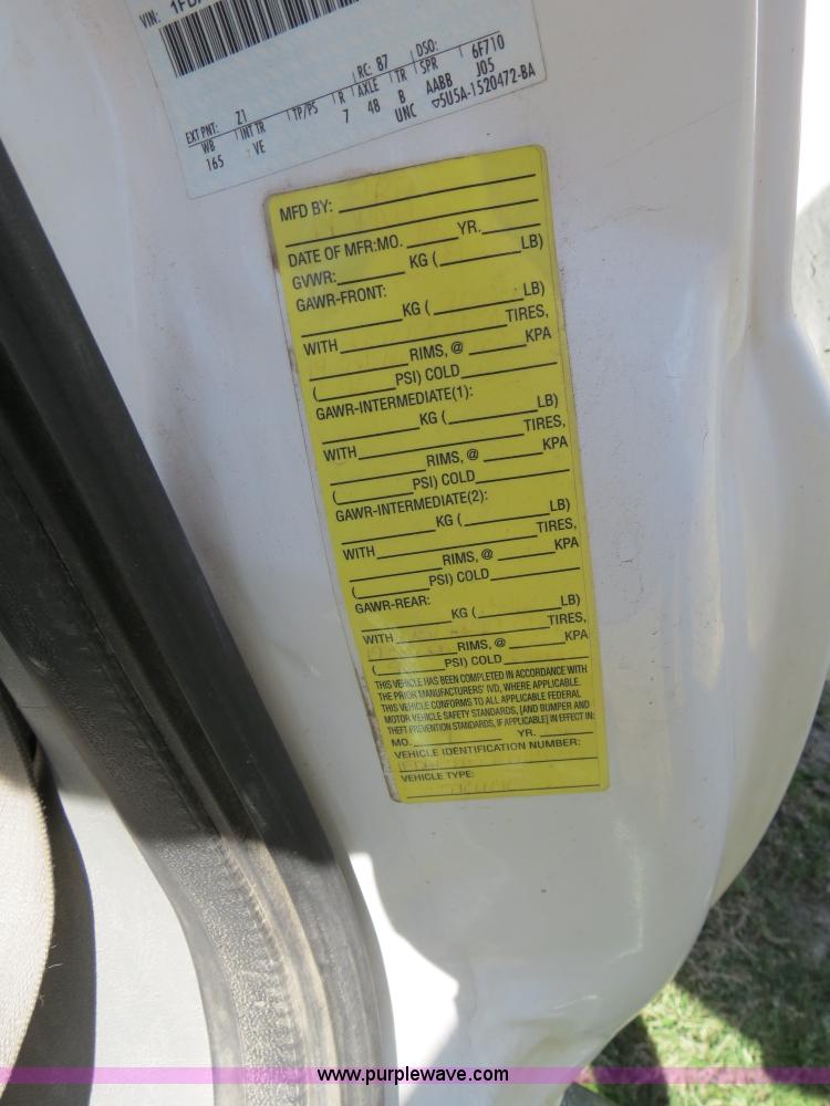 image for item B4652 2007 Ford F550 XL Super Duty service truck