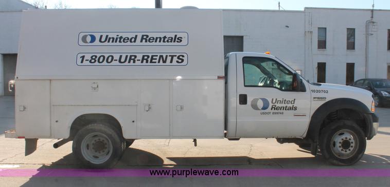 image for item E2916 2007 Ford F550 XL Super Duty service truck