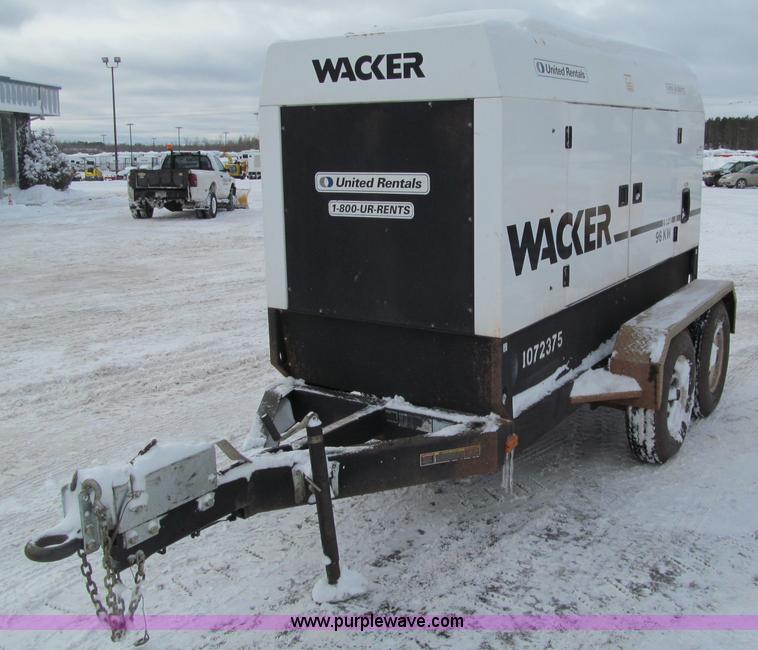 image for item F5945 2007 Wacker G120 portable generator