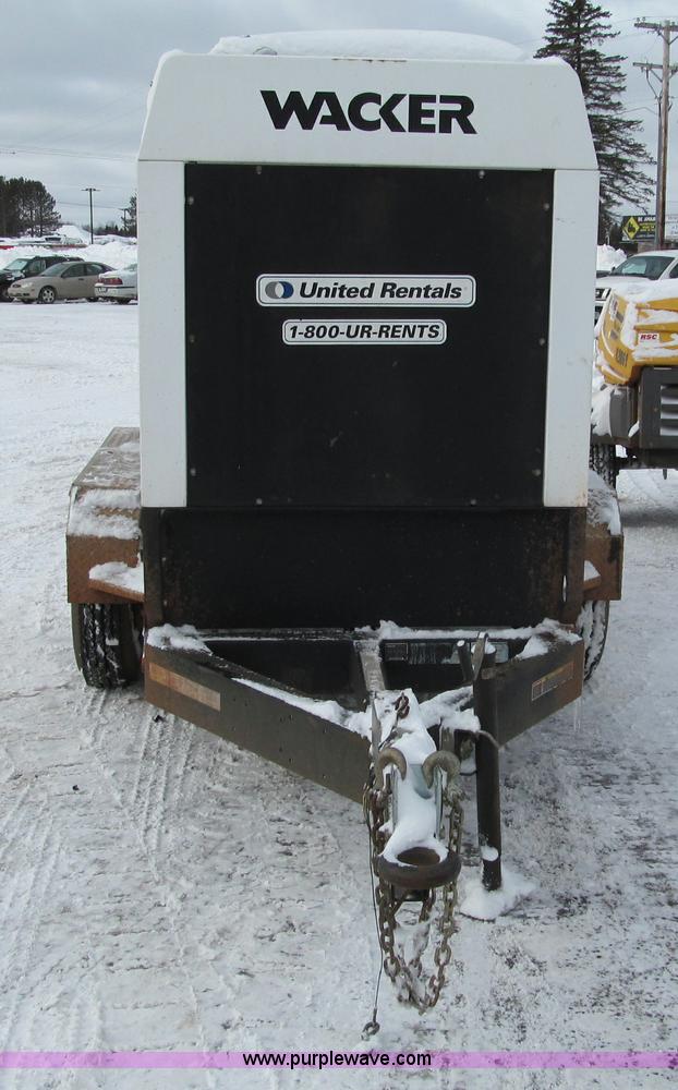 image for item F5945 2007 Wacker G120 portable generator