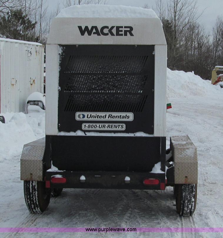 image for item F5945 2007 Wacker G120 portable generator