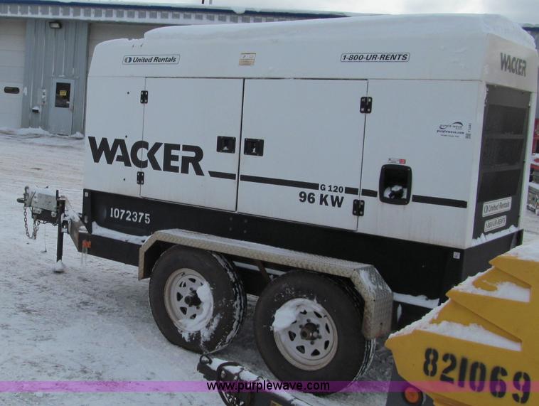 image for item F5945 2007 Wacker G120 portable generator
