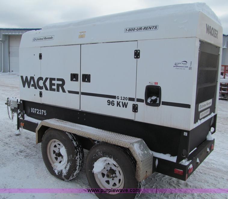 image for item F5945 2007 Wacker G120 portable generator