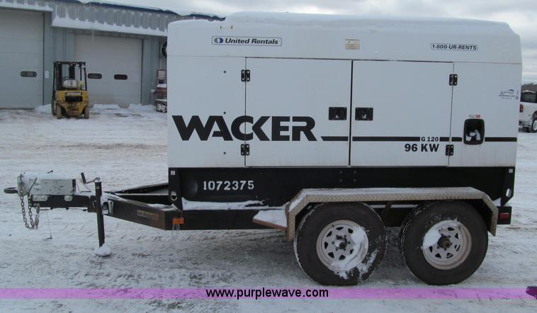 image for item F5945 2007 Wacker G120 portable generator