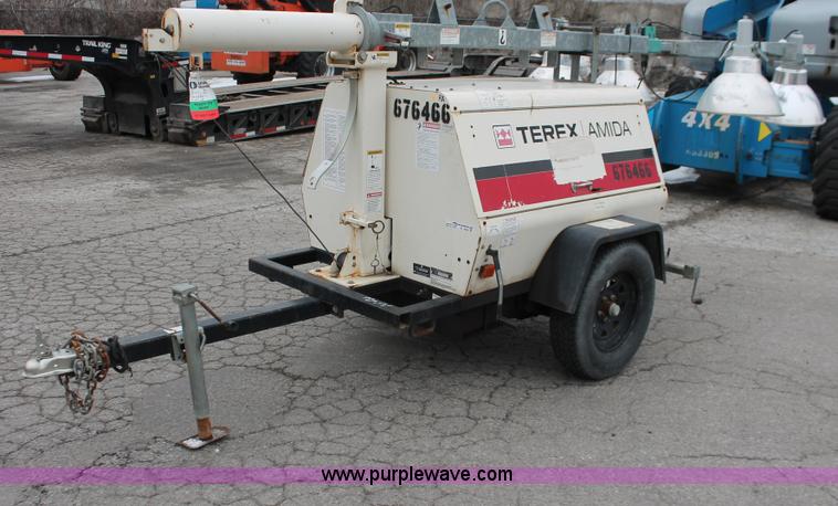 image for item W9462 2007 Terex Amida AL4000 light tower/generator