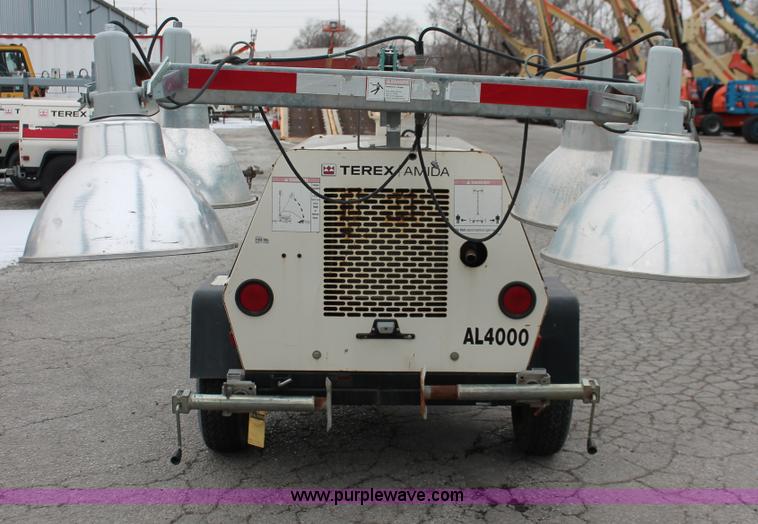 image for item W9462 2007 Terex Amida AL4000 light tower/generator